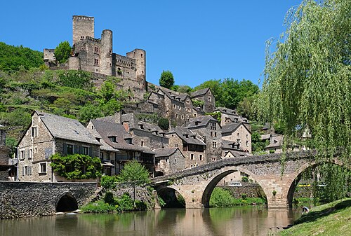 Belcastel, one of the "most beautiful villages of France" (Les Plus Beaux Villages de France)
