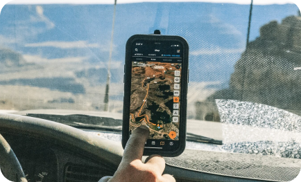 Overland Bound One being used in the desert.